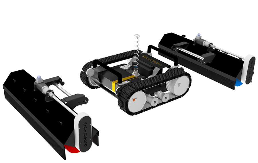 modular design of solar cleaning robot